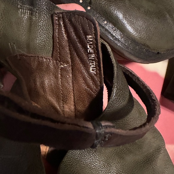 AS.98 green heeled booties - Picture 5 of 14